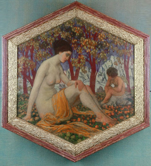 Игнатий Нивинский, «Задумчивый Амур», 1913. Игнатий Нивинский, «Задумчивый Амур», 1913.