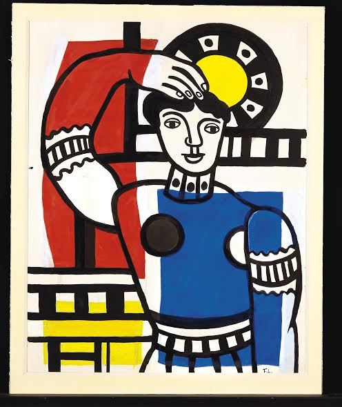 Танцовщица с бубном (1954) (эстимейт — € 250,000 — 350,000) Фернана Леже (Joseph Fernand Henri Léger Танцовщица с бубном (1954) (эстимейт — € 250,000 — 350,000) Фернана Леже (Joseph Fernand Henri Léger