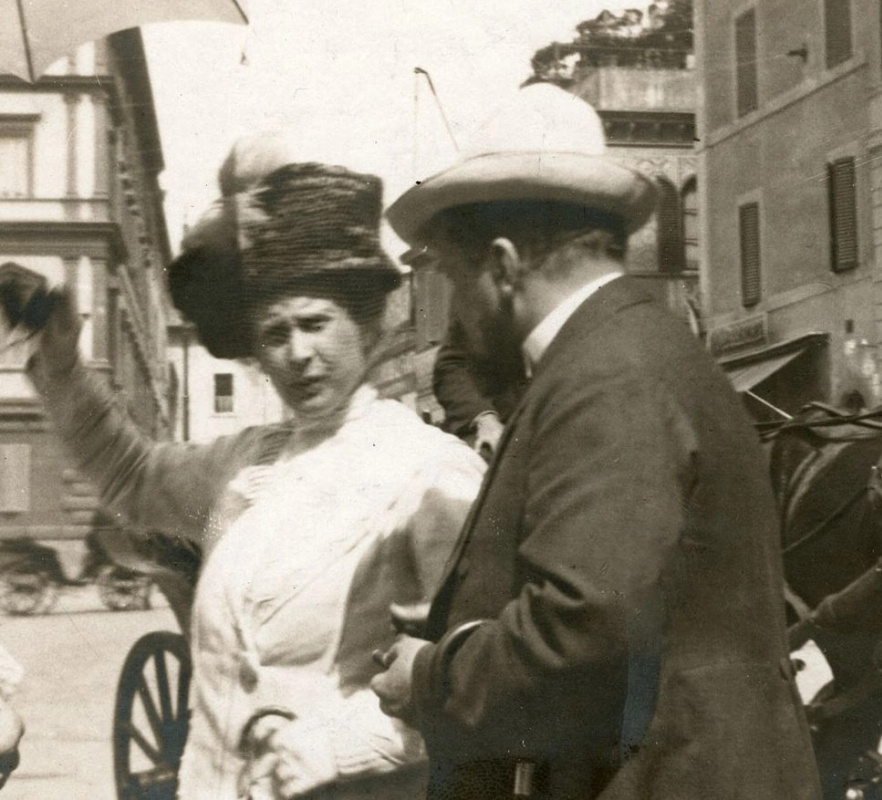 Валентин Серов с женой в Риме, 1911. Валентин Серов с женой в Риме, 1911.