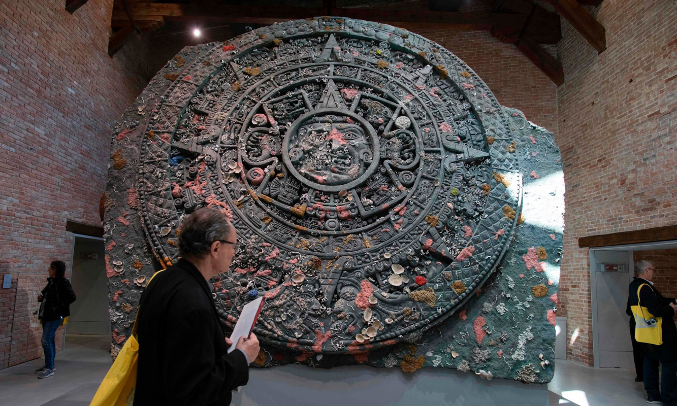 Дэмиен Хёрст, «Каменный календарь». Фото: Miguel Medina / AFP / Getty Images