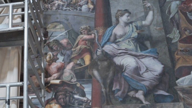 Обнаруженные фрески Рафаэля впервые представлены в Ватикане