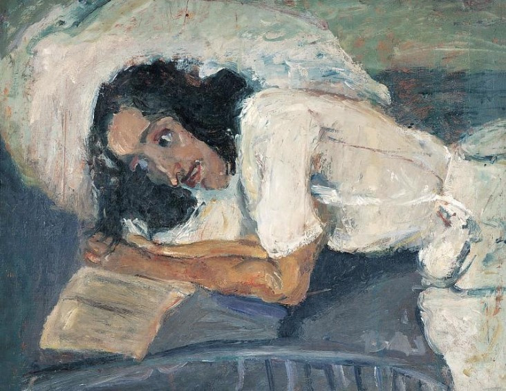 Хаим Сутин. За чтением. 1940. Коллекция Центра Помпиду Хаим Сутин. За чтением. 1940. Коллекция Центра Помпиду