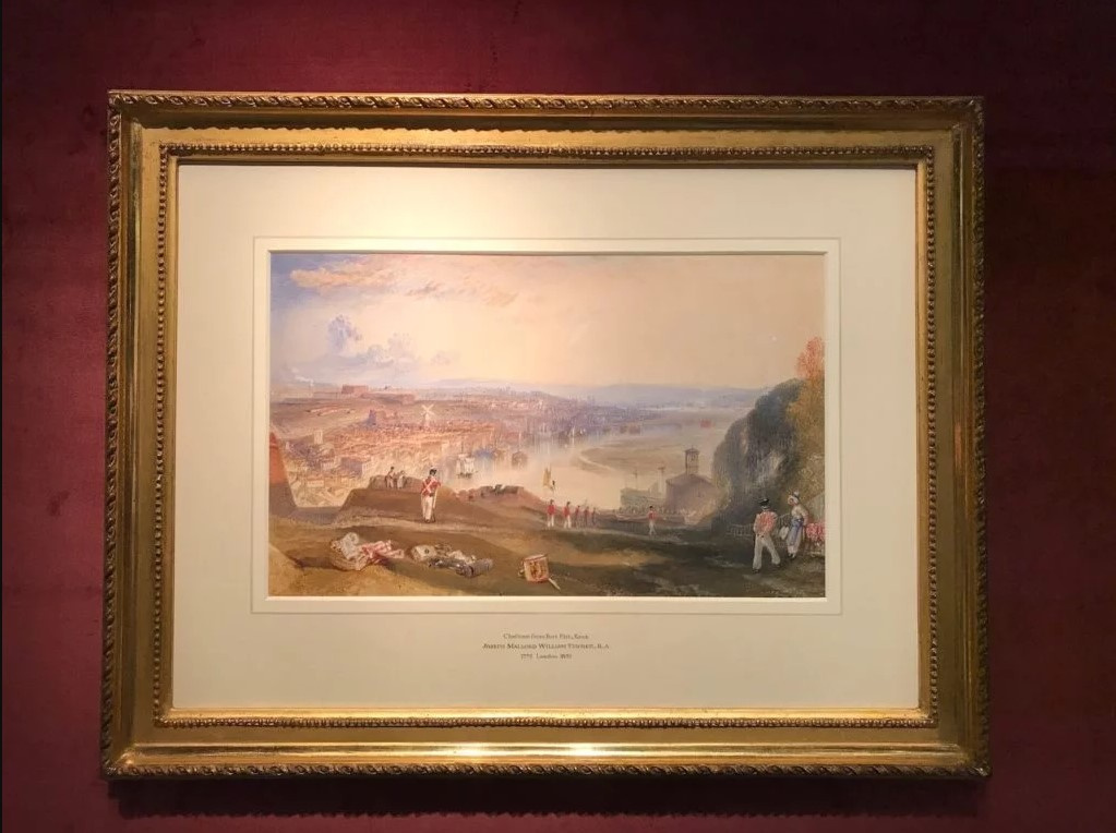 Акварель Уильяма Тёрнера «Чатем, Кент» (1831) на стенде галереи Richard Green. Фото: Lorena Muñoz-Al Акварель Уильяма Тёрнера «Чатем, Кент» (1831) на стенде галереи Richard Green. Фото: Lorena Muñoz-Al