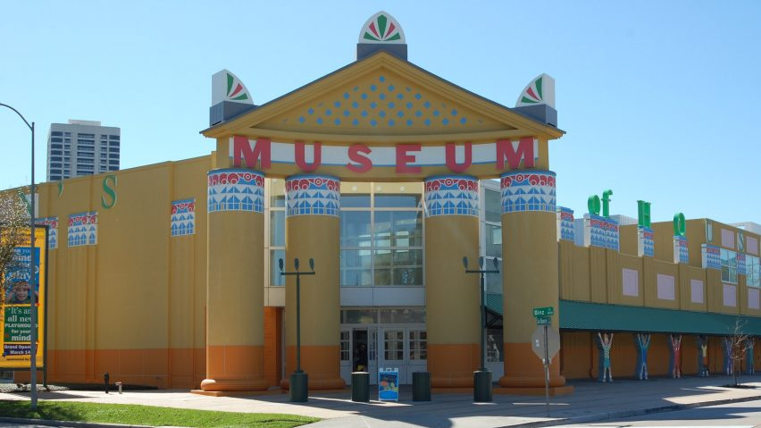 Houston Children’s Museum, Texas. Architect: Robert Venturi, 1992 Houston Children’s Museum, Texas. Architect: Robert Venturi, 1992