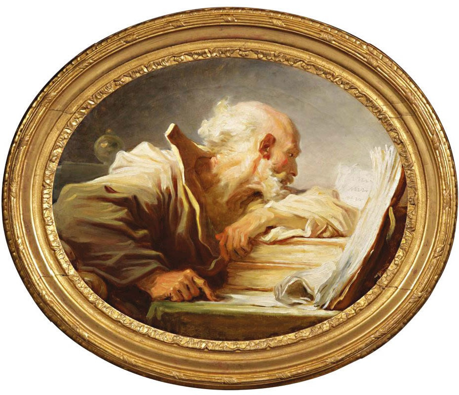 Жан Оноре Фрагонар, «Читающий философ» (ок. 1768−70). Источник: Enchères Champagne Жан Оноре Фрагонар, «Читающий философ» (ок. 1768−70). Источник: Enchères Champagne