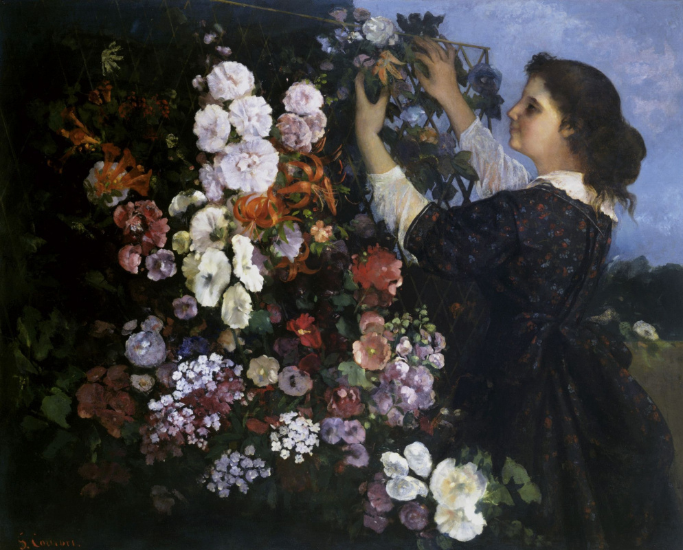 Г. Курбе «Ограда», 1862, холст, масло, 109,9×135,3 Г. Курбе «Ограда», 1862, холст, масло, 109,9×135,3