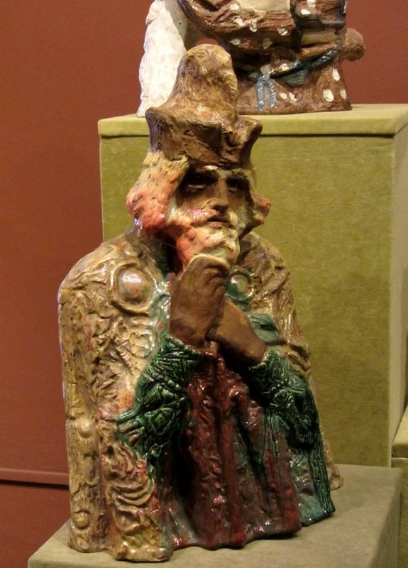 Врубель М.А. Царь Берендей. 1900 г., Абрамцево, керамика, глазурь Врубель М.А. Царь Берендей. 1900 г., Абрамцево, керамика, глазурь