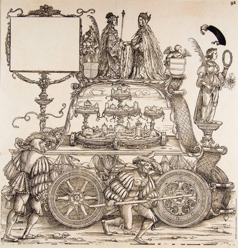 «Триумф военного времени» (Hans Burgkmair the Elder, 1473−1531, коллекция La Salle University Art Mu «Триумф военного времени» (Hans Burgkmair the Elder, 1473−1531, коллекция La Salle University Art Mu