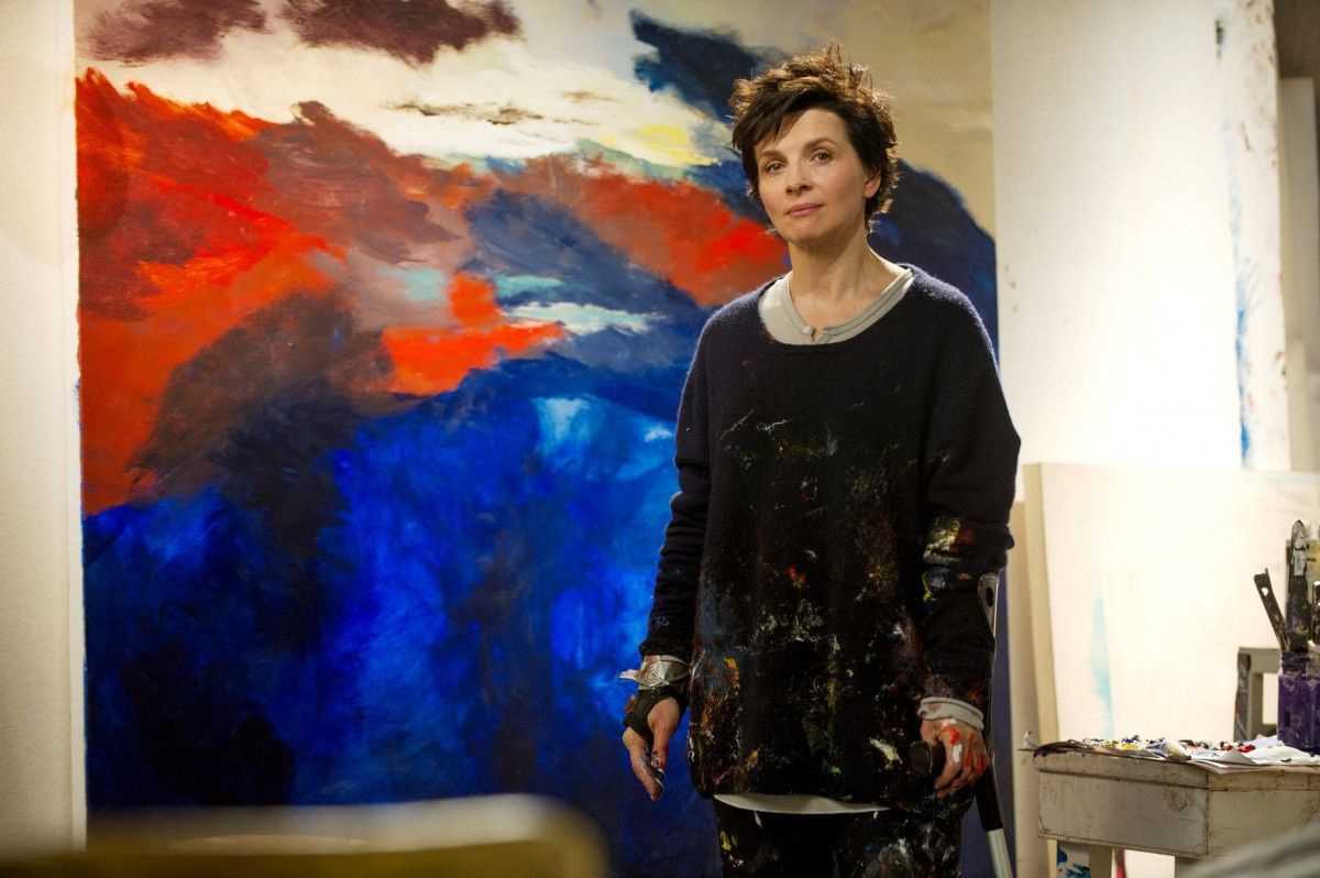 Выставка живописи актрисы Жюльет Бинош в ее новом фильме «Любовь в словах и картинках»