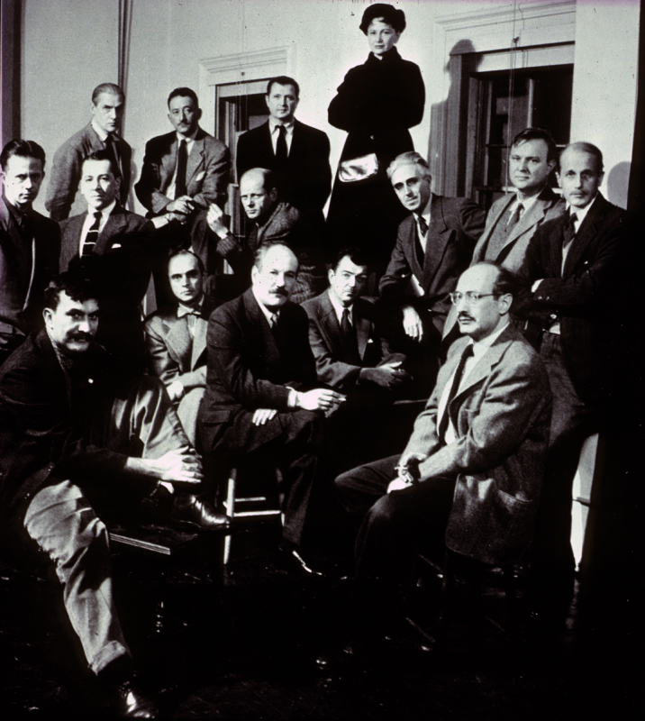 "The Irascibles": Theodoros Stamos, Jimmy Ernst, Barnett Newman, James Brooks, Mark Rothko, Richard "The Irascibles": Theodoros Stamos, Jimmy Ernst, Barnett Newman, James Brooks, Mark Rothko, Richard