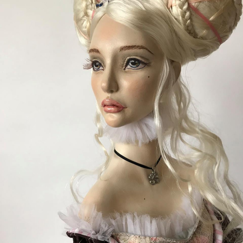Будуарная кукла Микаэла (92 см), мастер Анна Терехова Будуарная кукла Микаэла (92 см), мастер Анна Терехова