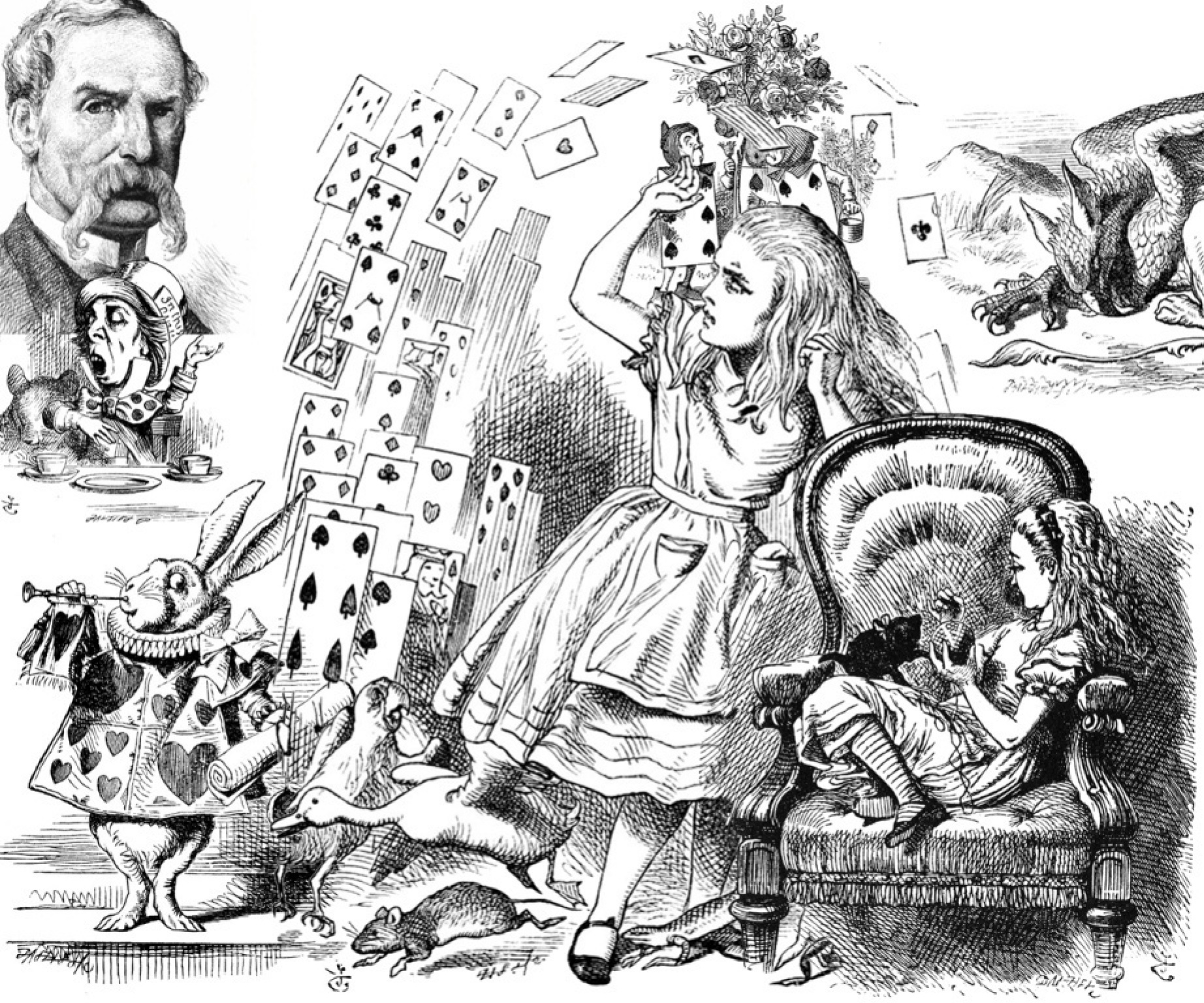 Иллюстрации Джона Тенниела Алиса