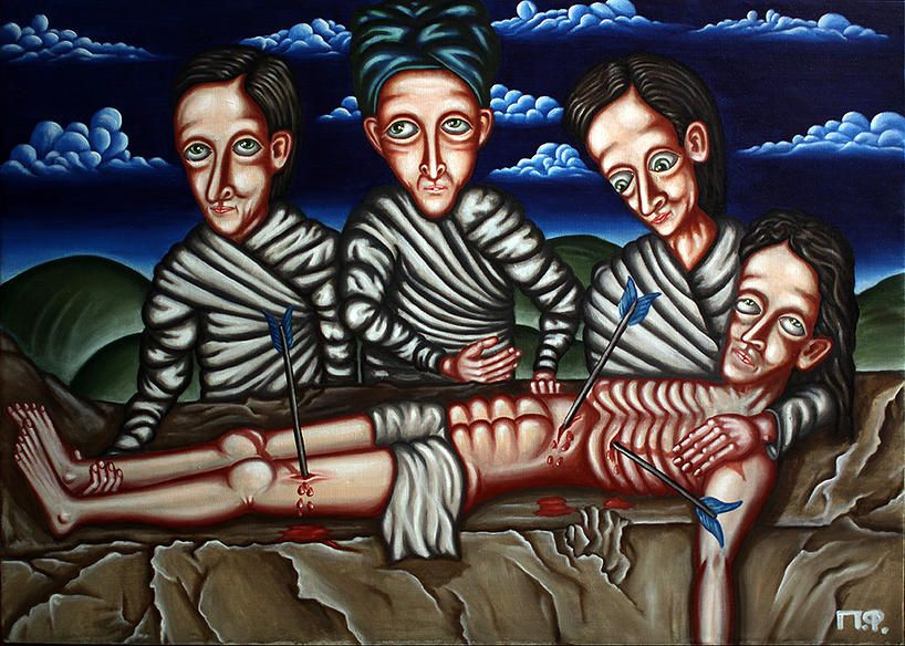 Порфирий Федорин. «Воскрешение Святого Себастьяна», 2014 Порфирий Федорин. «Воскрешение Святого Себастьяна», 2014