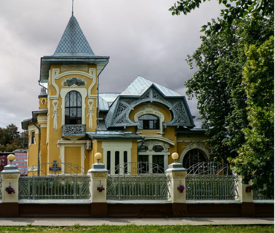 Mansion of I. L. Ding, 1902. Moscow. Architect Alexandr Kalmykov. Photo Source