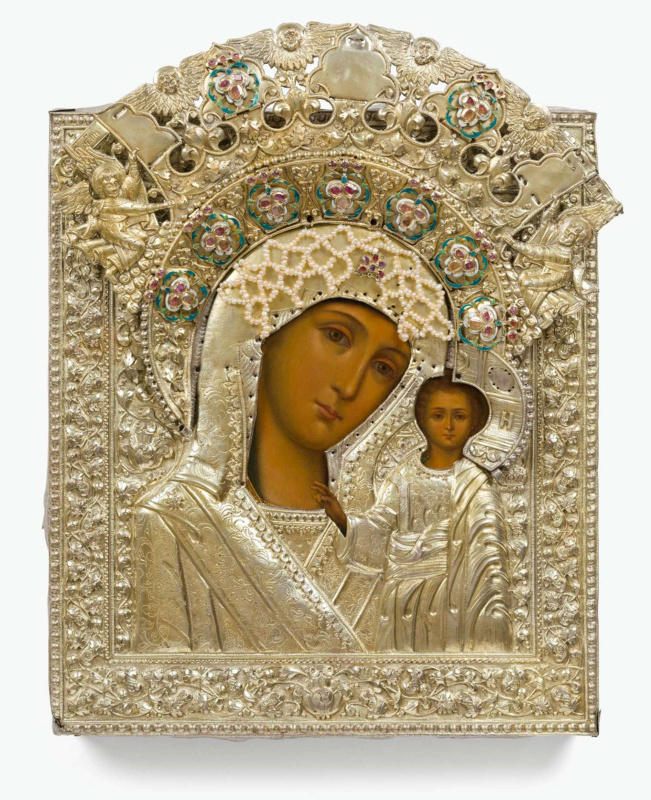 The exhibits of "RUSSIAN ICONS Treasures from Russian Museums" at the City Museum of Ljubljana.