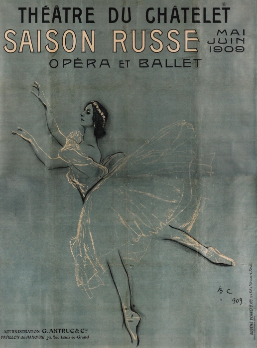 Афиша «Русских сезонов» 1909. Валентин Серов Афиша «Русских сезонов» 1909. Валентин Серов