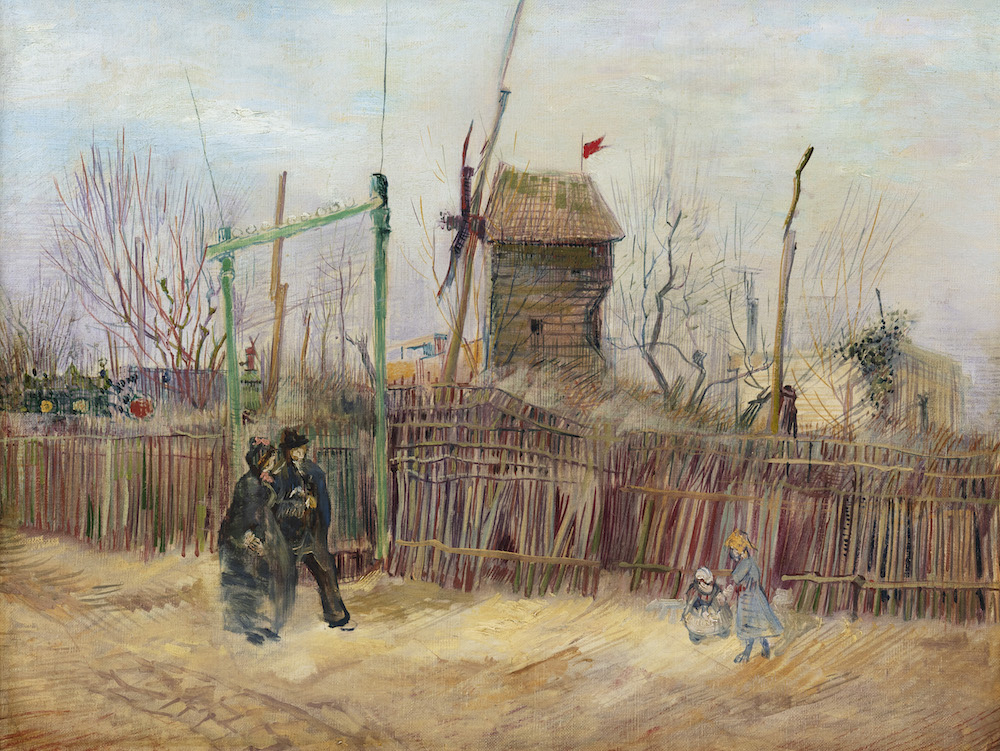 Винсент Ваг Гог, «Уличная сцена на Монмартре» (1887). Источник: Sotheby’s / ArtDigital Studio Винсент Ваг Гог, «Уличная сцена на Монмартре» (1887). Источник: Sotheby’s / ArtDigital Studio