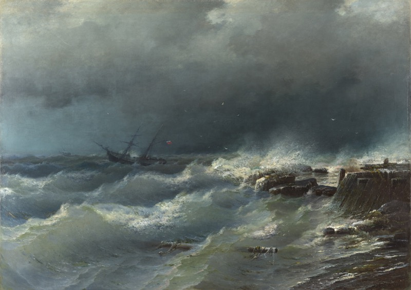 Руфин Судковский. «Шторм у берегов Одессы». 1881
Источник: MacDougall’s Руфин Судковский. «Шторм у берегов Одессы». 1881
Источник: MacDougall’s