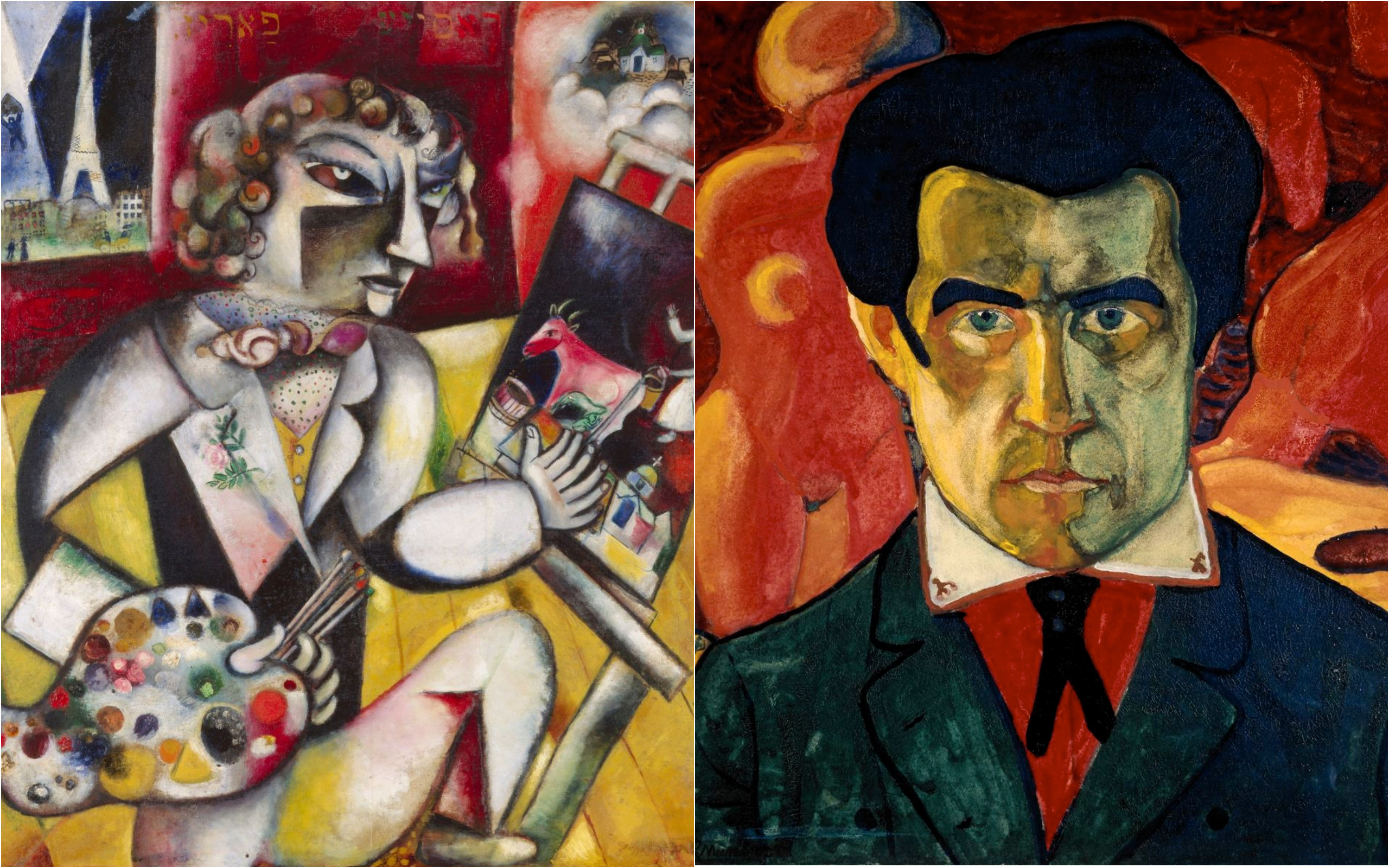 Еврейский авангард шагал альтман штеренберг. Шагал автопортрет с семью пальцами.