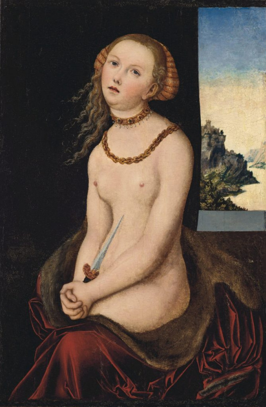 Лукас Кранах Старший, «Лукреция» (ок. 1527). Бруклинский музей, Нью-Йорк
«Звездой» торгов станет «Л Лукас Кранах Старший, «Лукреция» (ок. 1527). Бруклинский музей, Нью-Йорк
«Звездой» торгов станет «Л