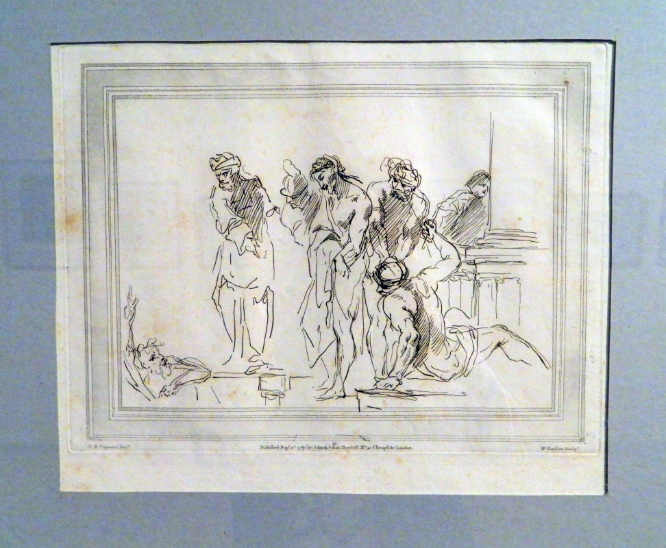 Ричард Ирлом. 1743 — 1822. Англия. «Се человек». 1787. По композиции Джованни Баттисто Чиприани 1727 Ричард Ирлом. 1743 — 1822. Англия. «Се человек». 1787. По композиции Джованни Баттисто Чиприани 1727