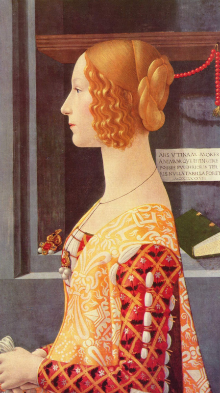 Domenico Ghirlandaio. Portrait of Giovanna Tornabuoni
