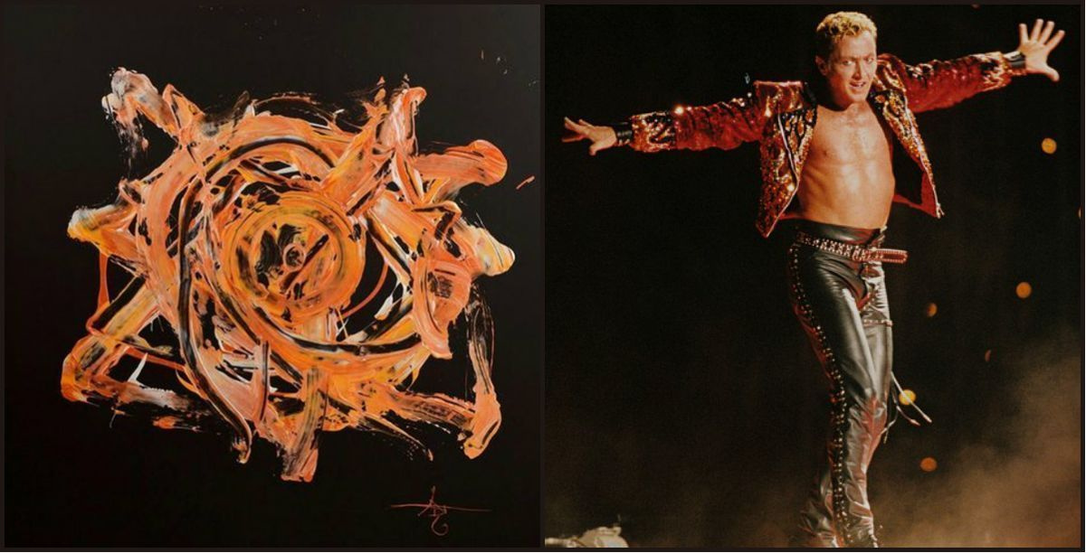 Король ирландского степа Майкл Флетли доказал, что танцевать и рисовать - почти одно и то же