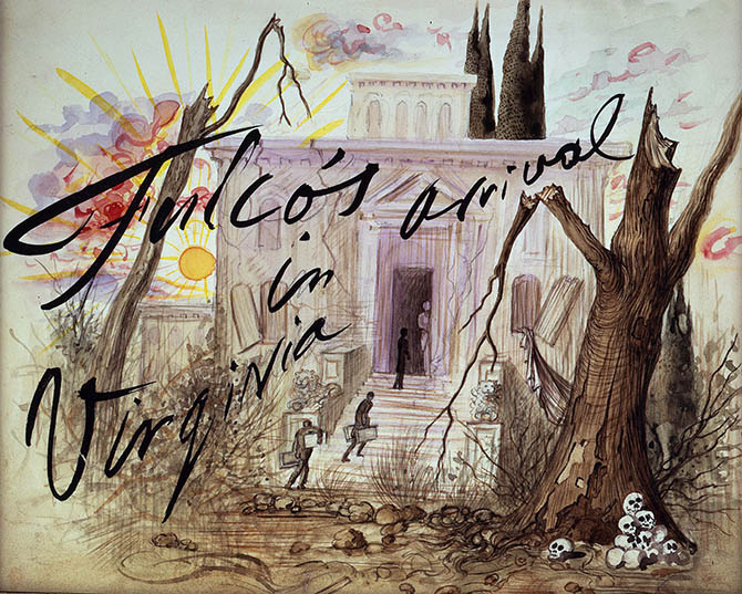 Verdura wrote about his surreal encounter with Dalí at the socialite’s rickety old Hampton Manor:
Verdura wrote about his surreal encounter with Dalí at the socialite’s rickety old Hampton Manor: