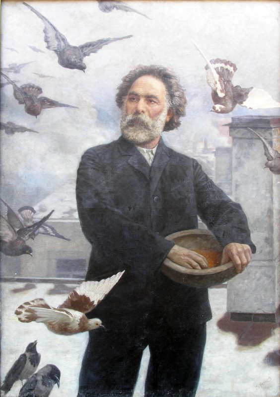 Портрет Куинджи работы его ученика Георгия Калмыкова, 1910
Собрание Мариупольского художественного Портрет Куинджи работы его ученика Георгия Калмыкова, 1910
Собрание Мариупольского художественного