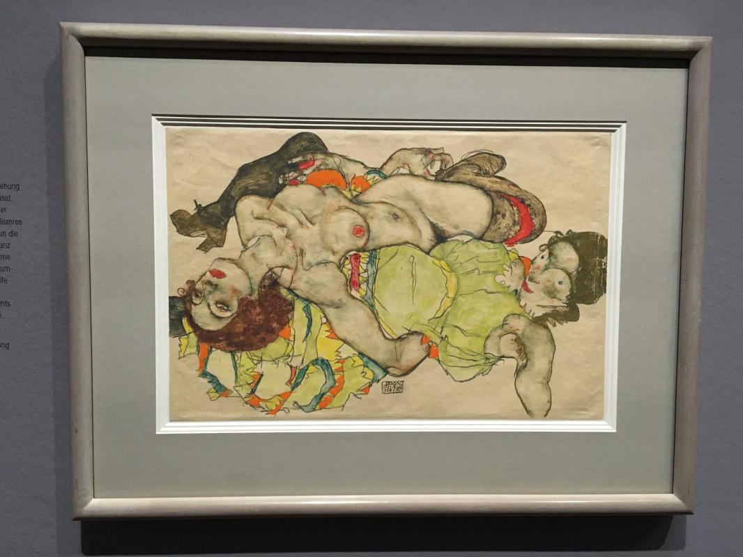 Egon Schiele, Female Couple, 1915. Albertina, Vienna Egon Schiele, Female Couple, 1915. Albertina, Vienna