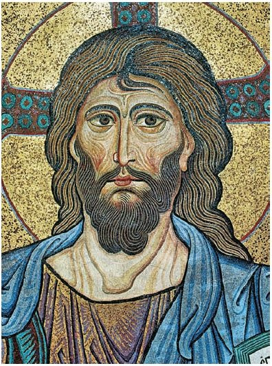 О мозаике «Христос Вседержитель» (неизвестный мастер, Чефалу, собор, конец 12 — начало 13 века):
— П О мозаике «Христос Вседержитель» (неизвестный мастер, Чефалу, собор, конец 12 — начало 13 века):
— П