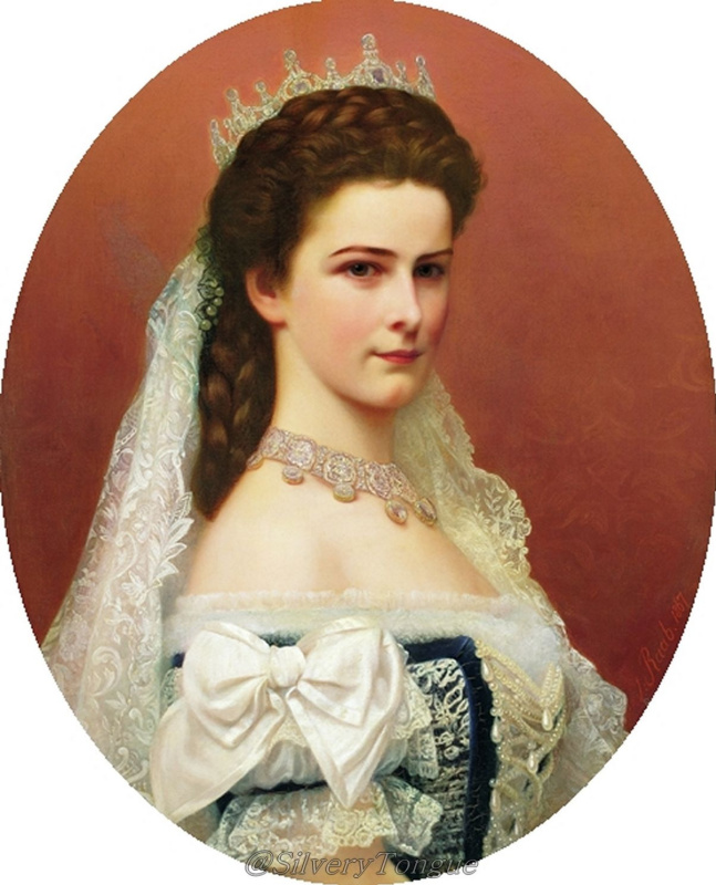 Georg Martin Ignaz Raab. Empress Elisabeth as Queen of Hungary, 1867
