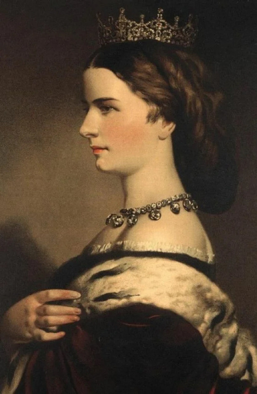 Eduard Kaiser Portrait of Elisabeth of Bavaria, 1861