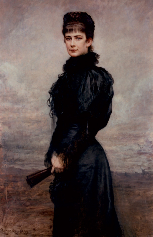 Leopold Horowitz. Portrait of Empress Elisabeth 1899