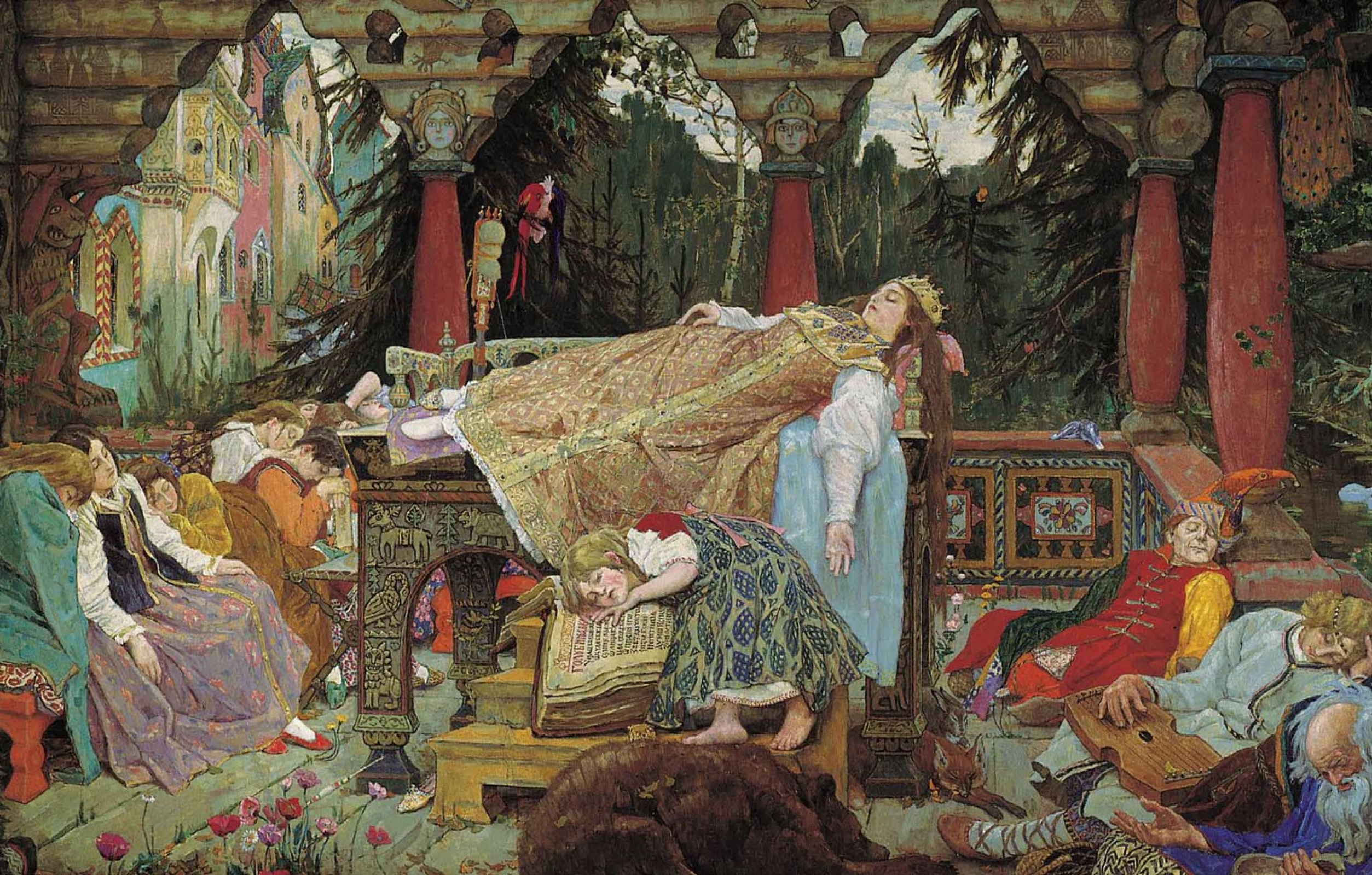 Васнецов молочница картина
