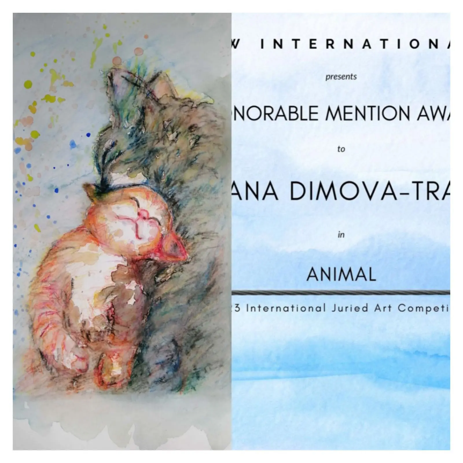 2023 Diana Dimova-TRAXI HONORABLE MENTION AWARD