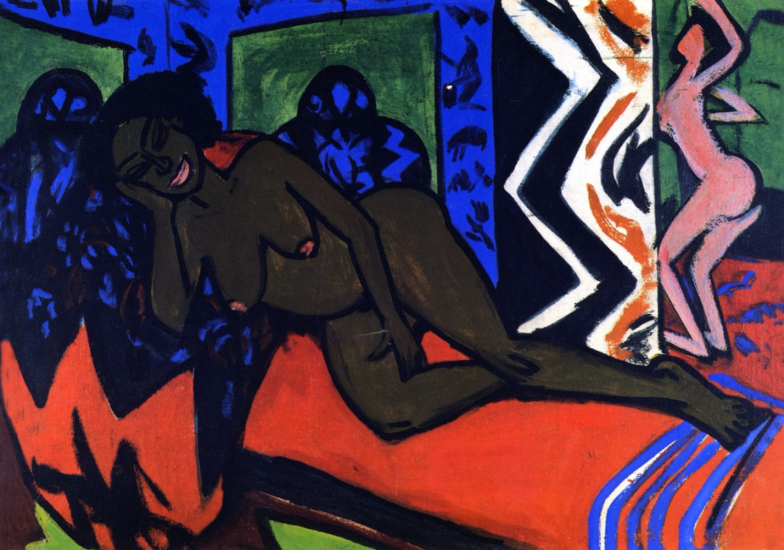 Ernst Ludwig Kirchner. Sleeping Milly