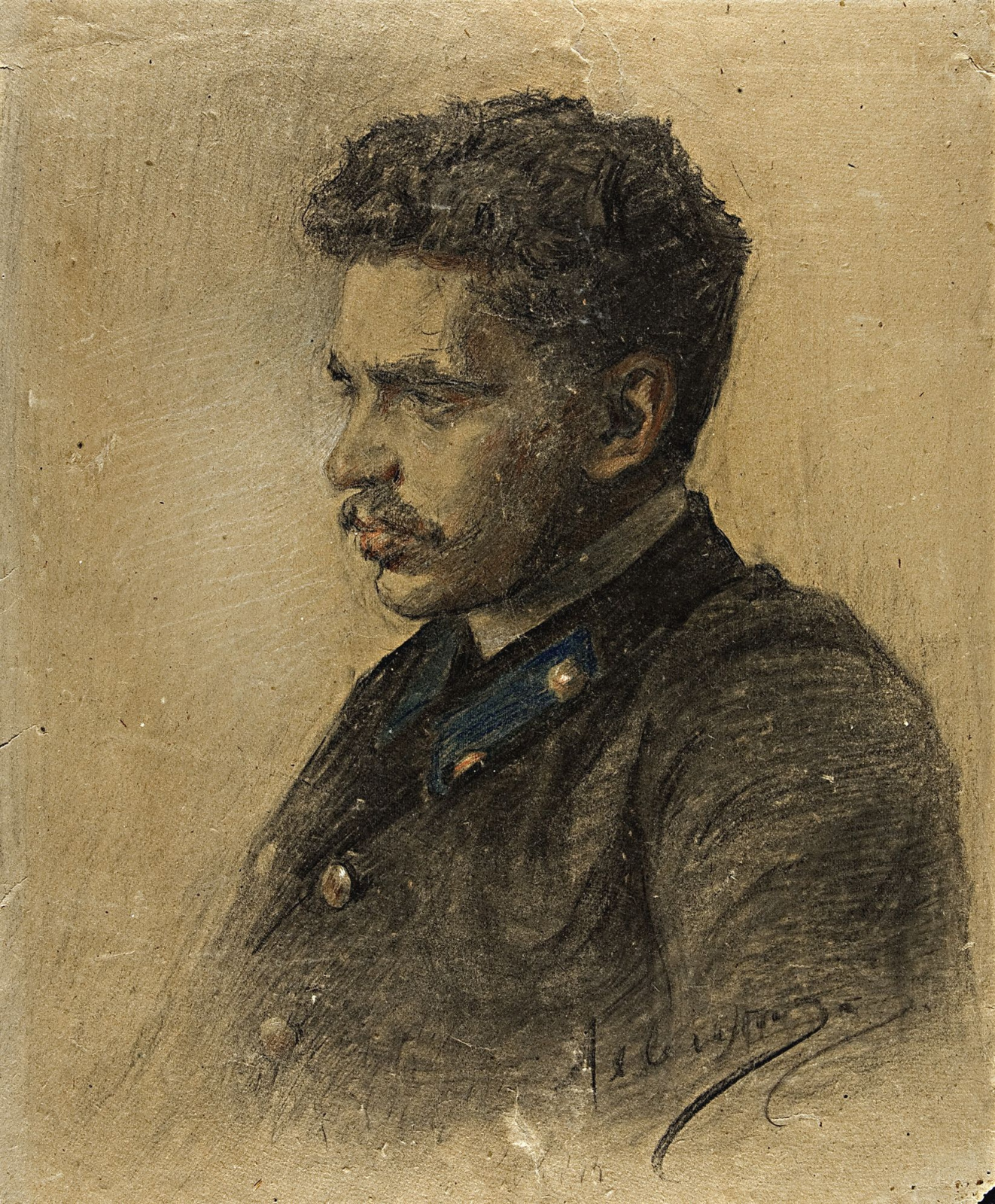 Левитан портрет. Левитан автопортрет 1880.