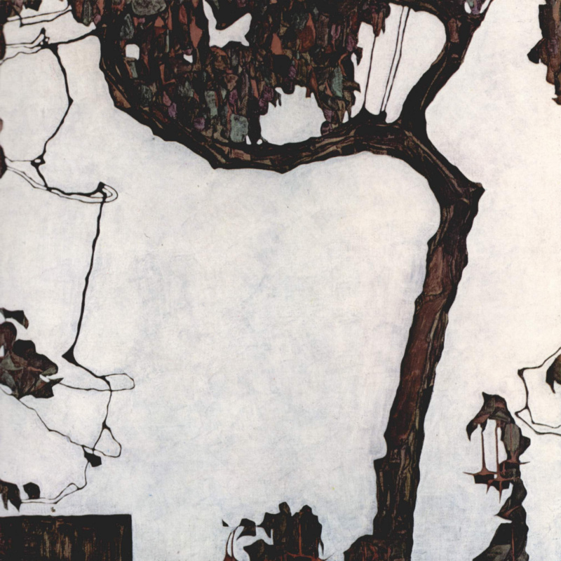 Egon Schiele. Plum tree