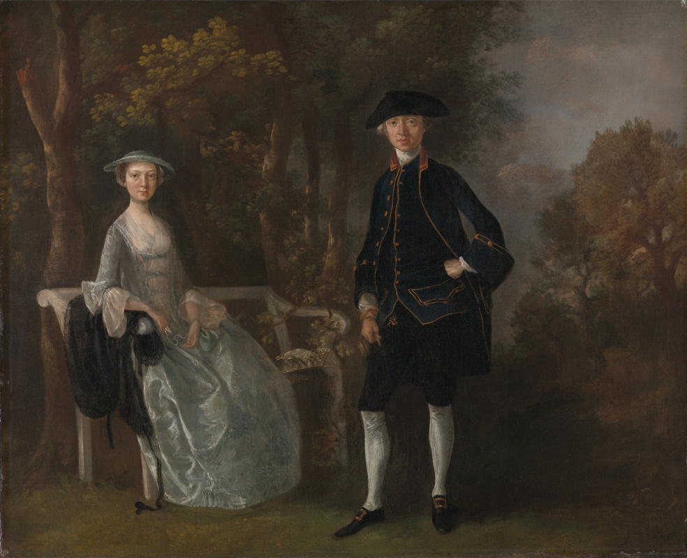 Thomas Gainsborough. Richard savage Lloyd and miss Cecil Lloyd, Suffolk
