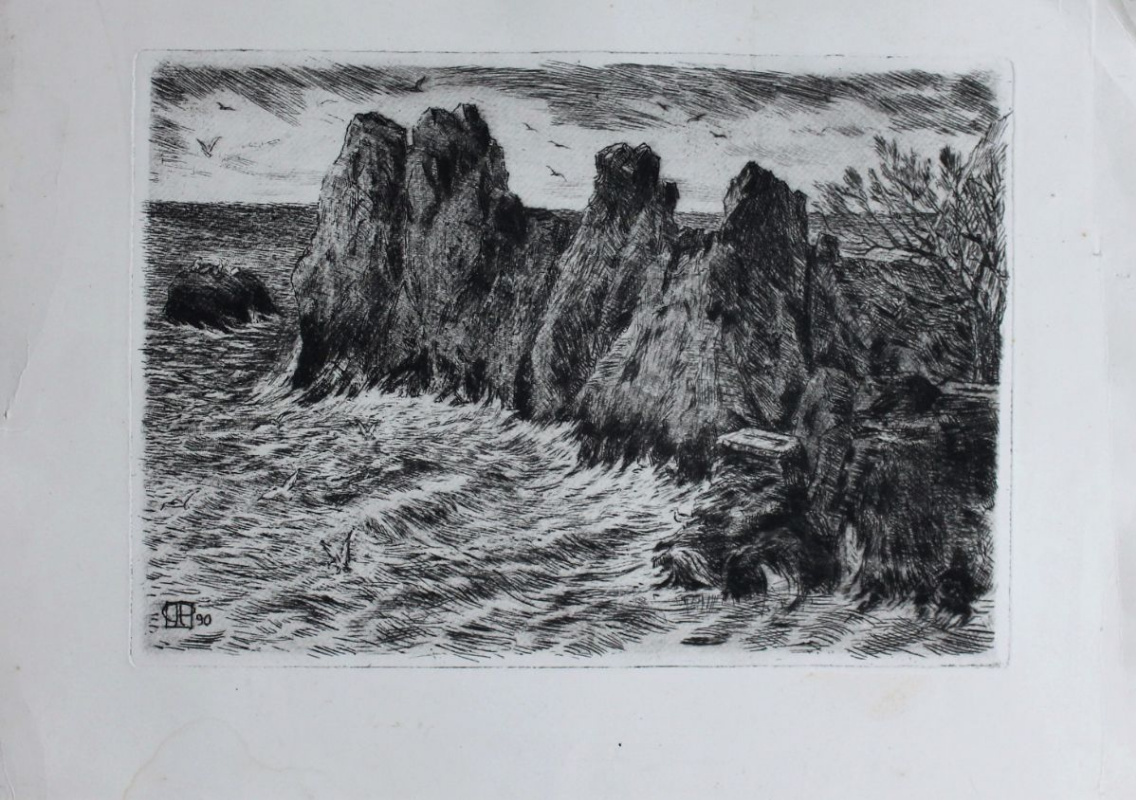 Reuben Filippovich Tupikin. Sea Cliffs