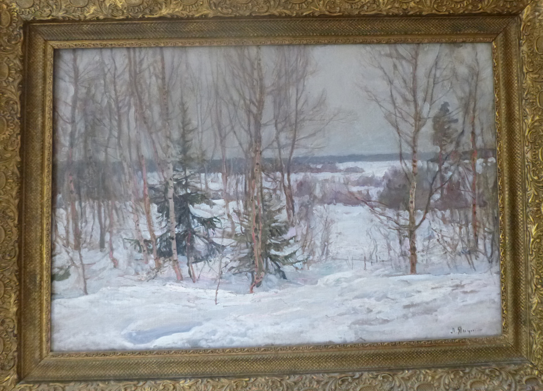 Unknown Author. Winter landscape