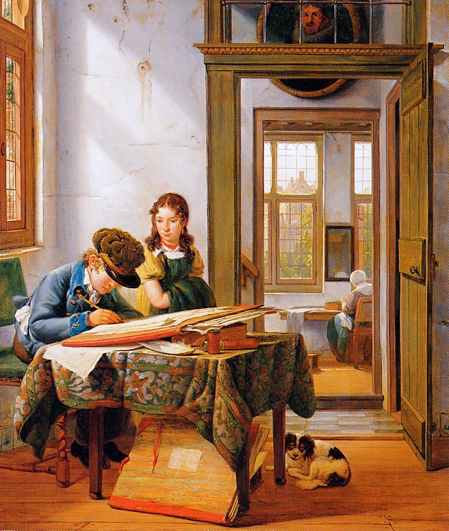 Abraham van Stryj. The young draughtsman