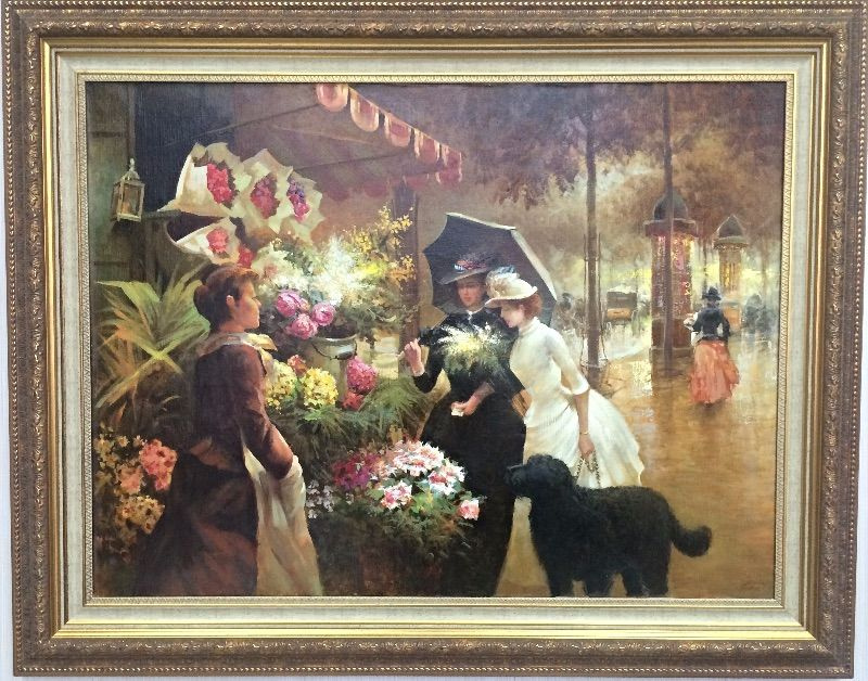 Sergey Alexandrovich Chizhevsky. Flower market