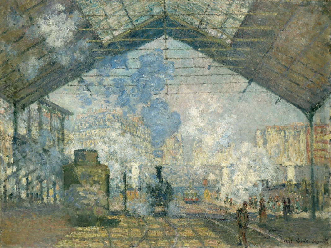 Claude Monet. The Gare Saint-Lazare