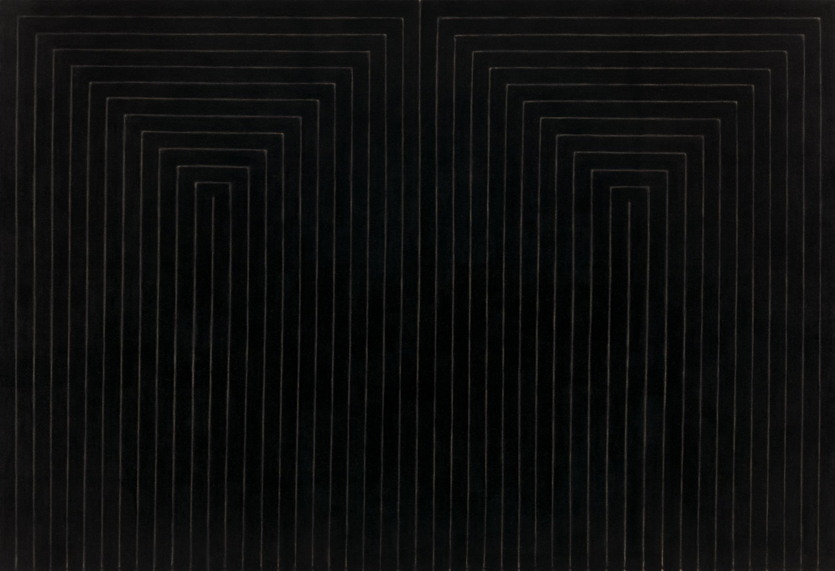 Frank Stella. The union of reason and modesty. Series "Black Painting"