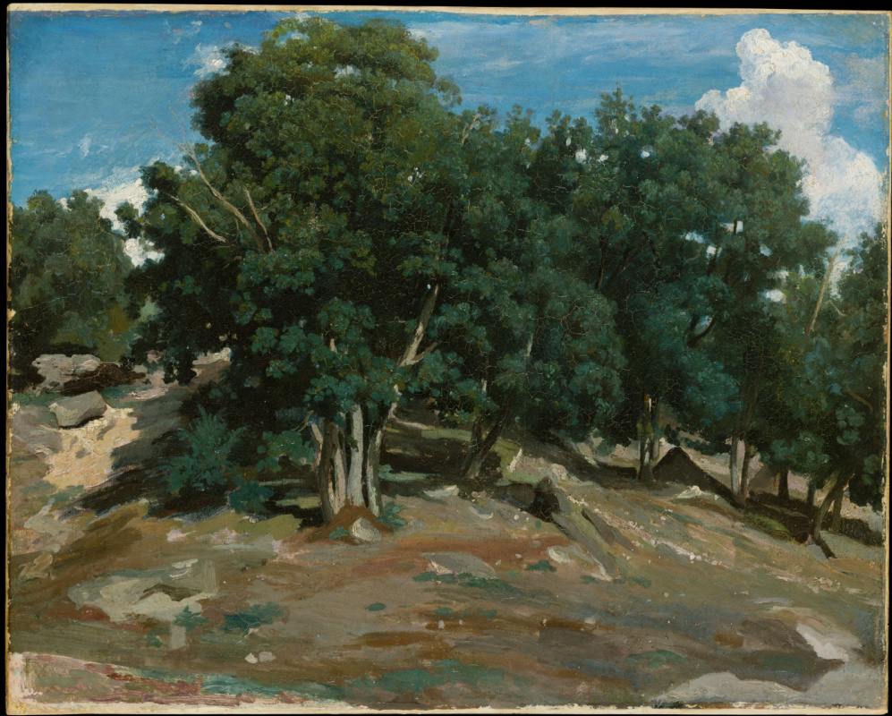 Camille Corot. Fontainebleau. Black Oaks Ba-Breau