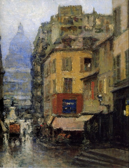 Nikolai Vasilievich Dosekin 1863-1935. Paris. Latin Quarter