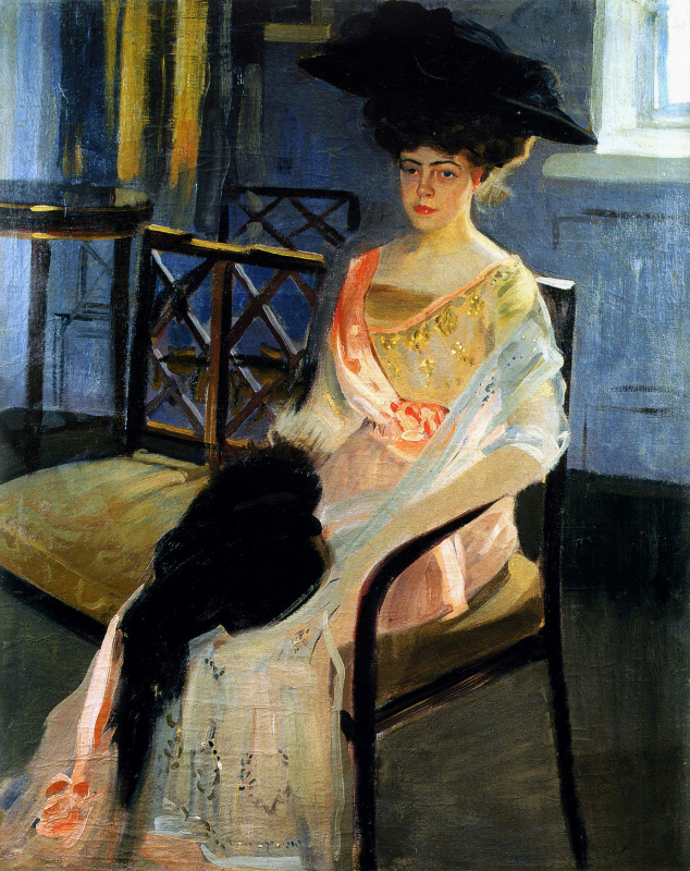 Портрет Веры Николаевны Епанчиной, в замужестве Фальц-Фейн, 1910 г.