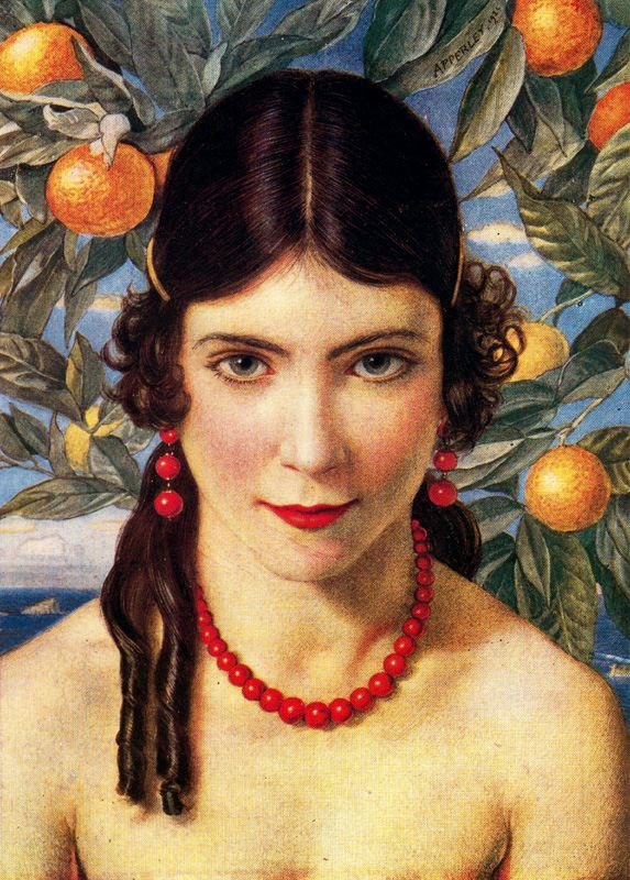 George Owen Wynne Upperley. Red beads